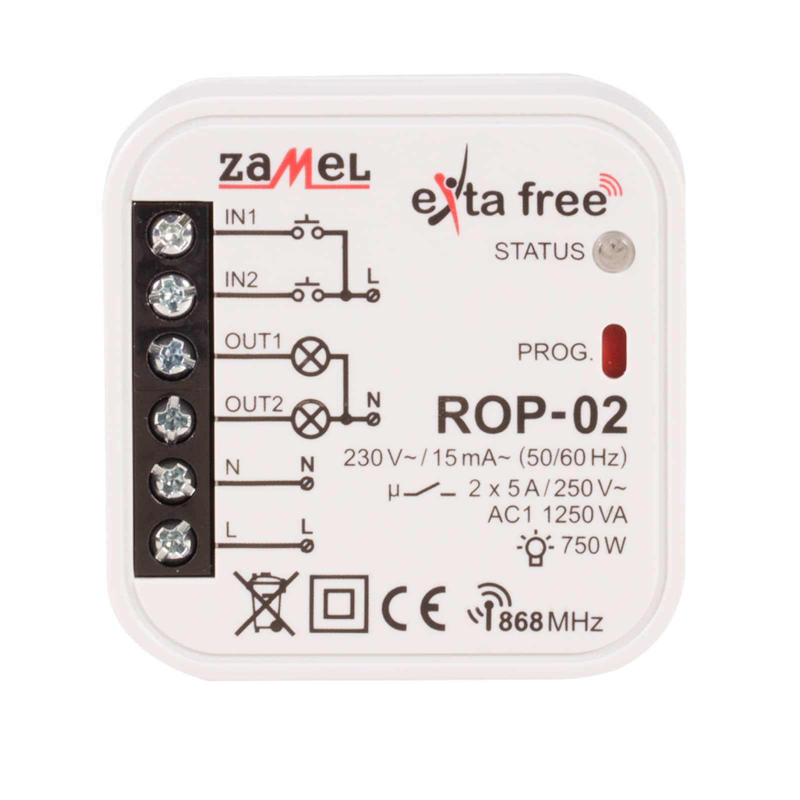 Extra 2 Channel Radio Receiver 1 Piece Rop 02