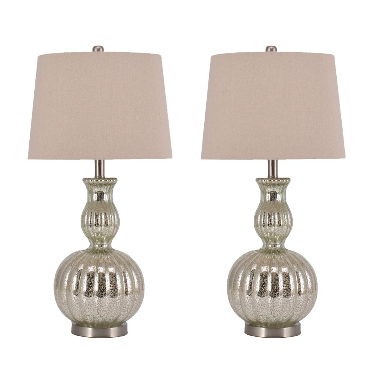 Best Mercury Glass Table Lamps Set Of 2