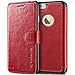 iPhone 6S Case, Verus [Layered Dandy][Wine Red] - [Premium Leather Wallet][Slim Fit][Card Slot] For Apple iPhone 6 6S 4.7