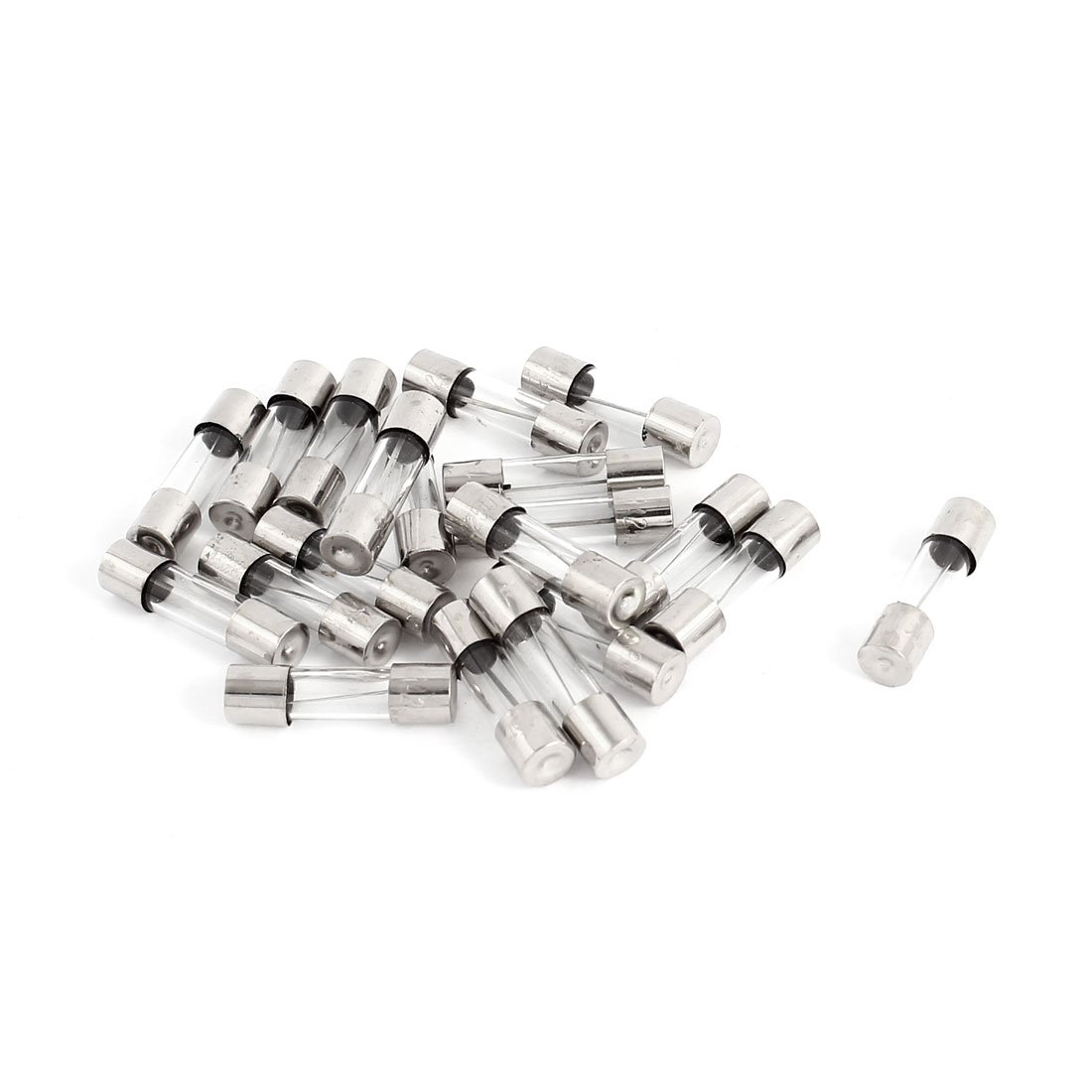 sourcingmap 250V 13A F13AL Quick Blow Glass Tube Fuses 5 x 20mm 20Pcs