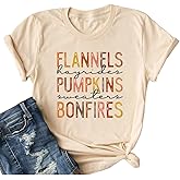 Dahuiya Halloween Flannels Pumpkin T-Shirts Leopard Fall Pumpkin Shirts Thanksgiving Graphic Shirt