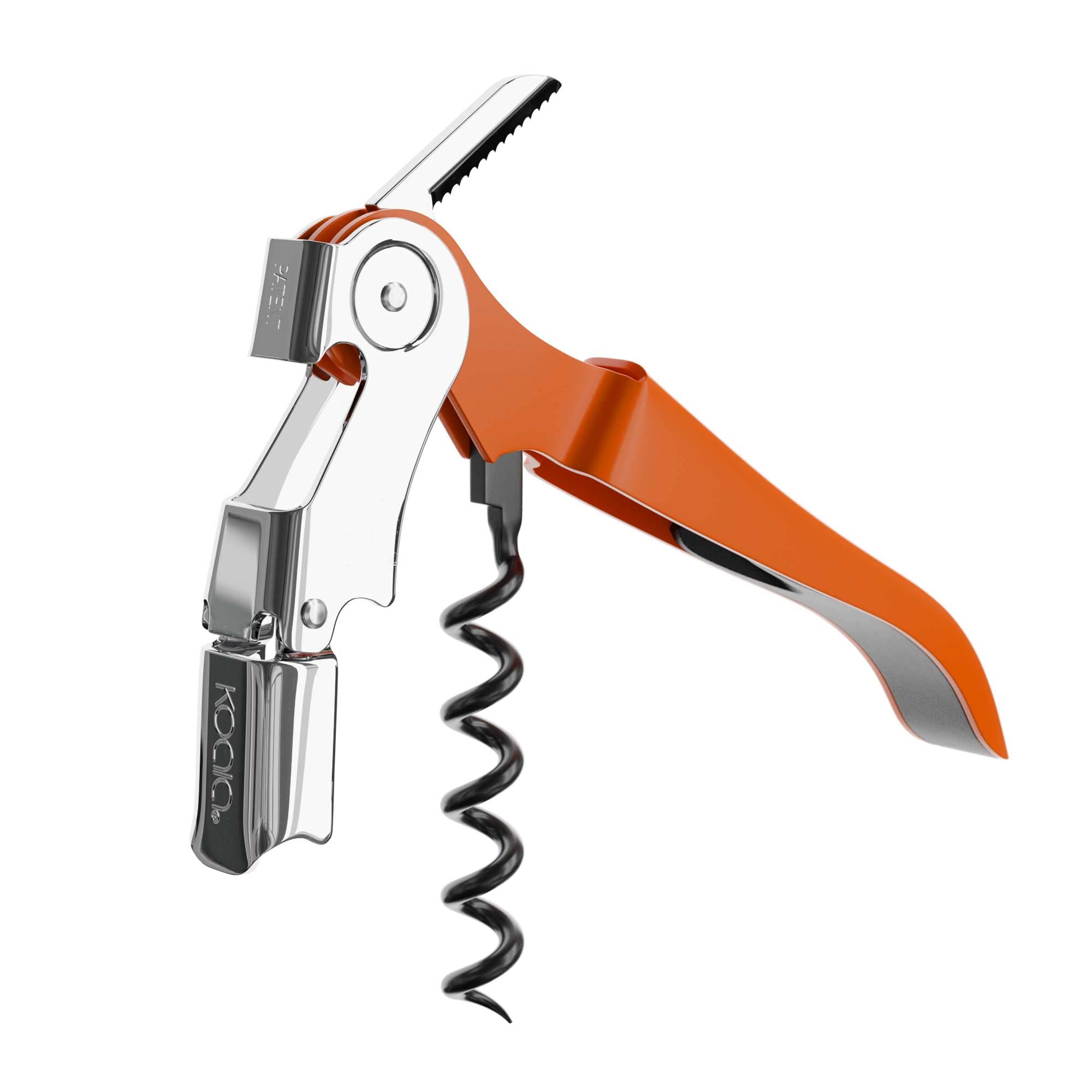 Koala Spain AC Two-Stroke Corkscrew with Articulated Spring, Orange