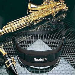 Neotech Saxophone Strap Regular Swivel Hook, Black