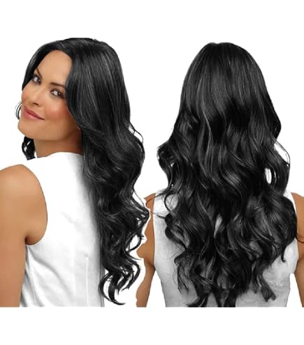 Amazon.com : 24 Inch Long Curly Synthetic Wigs for Black  display picture 1