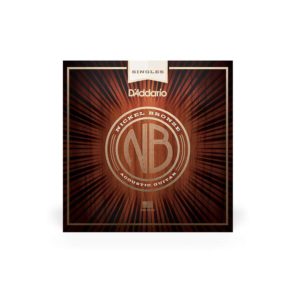 D'Addario NB029 .029 Nickel Bronze Wound Acoustic Guitar Single String