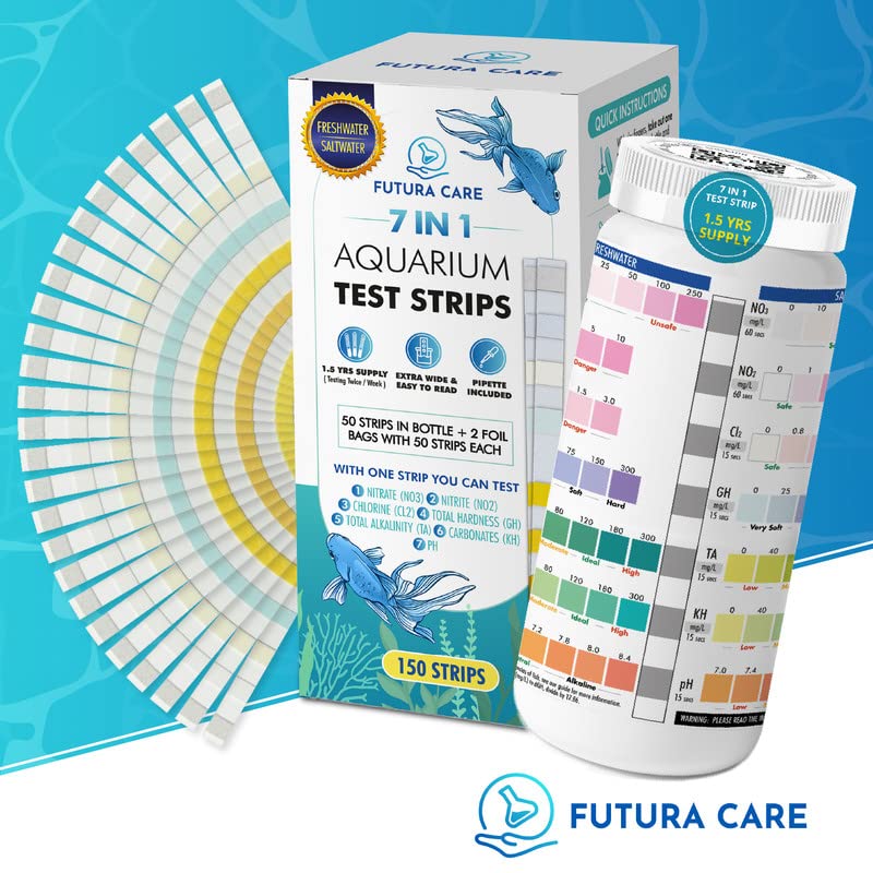 7 in 1 Aquarium Test Strips Our Accurate Aquarium Water Test Kit
