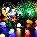 Brizled Faceted C9 Christmas Lights, 16ft 25 LED Mini Lights Set, Connectable 120V UL Certified Christmas String Lights Indoor Outdoor for Xmas Tree, Patio, Porch and Holiday Decorations, Colored
