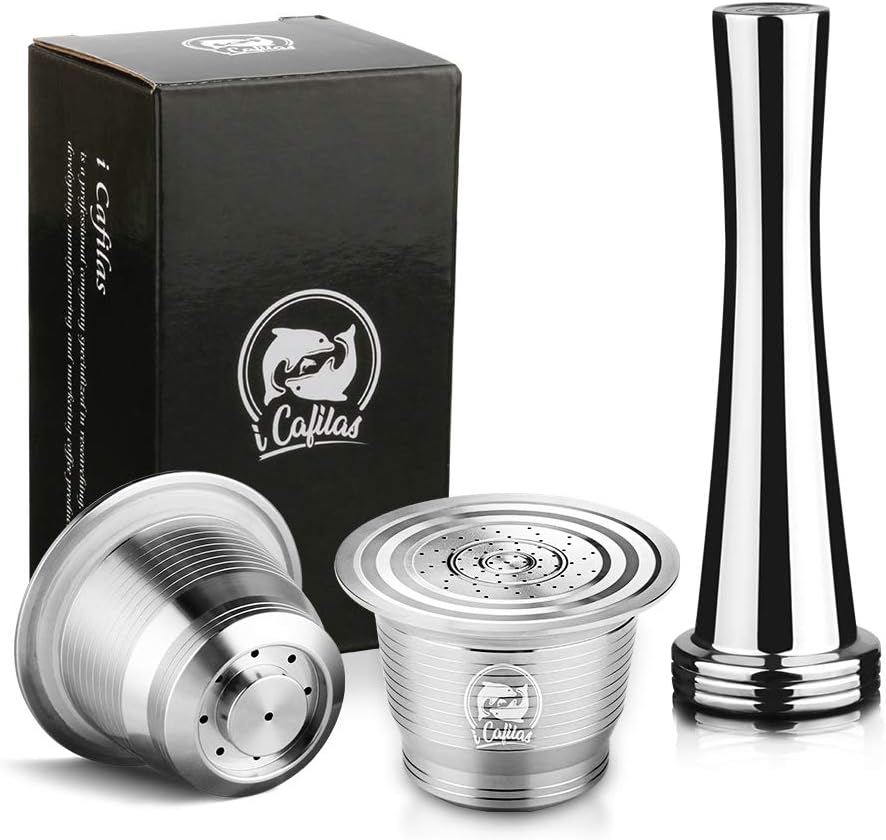 i Cafilas Reusable Refillable Nesspresso Coffee Capsule