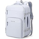 RealCool Travel Backpack for Women Men - Gift for Travelers, Students & Professionals, 15.6 Inch Laptop Carry On Backpack, TSA Flight Approved, College School Business Weekender Daypack -Blue