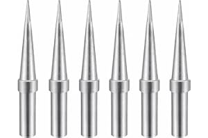 Yanecty Soldering Iron Tips Replacement Weller ETO Series for WE1010NA WE1010 WCC100 WES50/51 WESD51 Soldering Station, PES51 LR21 Soldering Pen Soldering Tips (6)