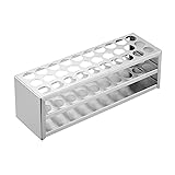 PATIKIL 30 Holes Test Tube Rack, 0.83"(21mm) Round