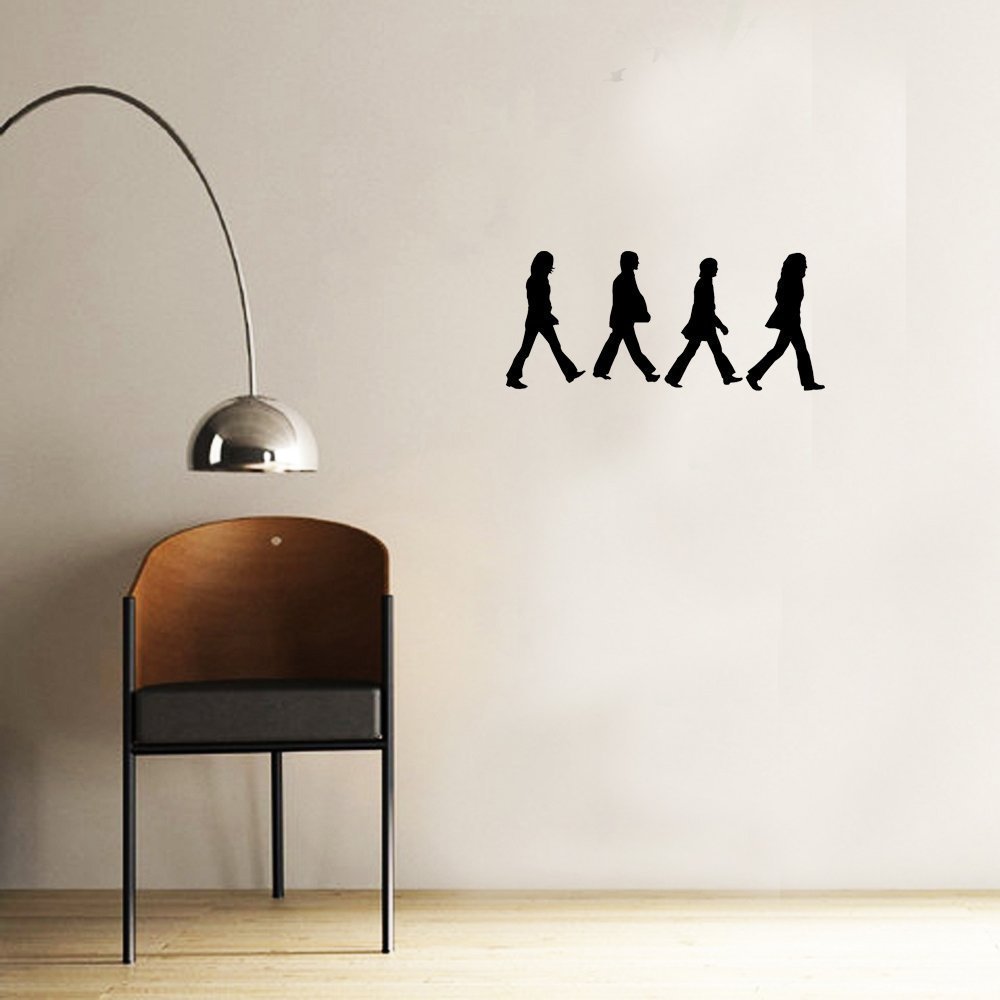 The Beatles - DIY easy to apply wall vinyl sticker fun and cool for home improvement and decorations makes the
