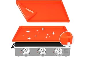 GL GLENSLAVE Silicone Griddle Mat for Blackstone 17", Upgrade Full-edge Blackstone Griddle Covers, Blackstone Grill All Year Cooking Protective Mats, Protect Your BBQ Grill from Rodents (mat 17 inch)