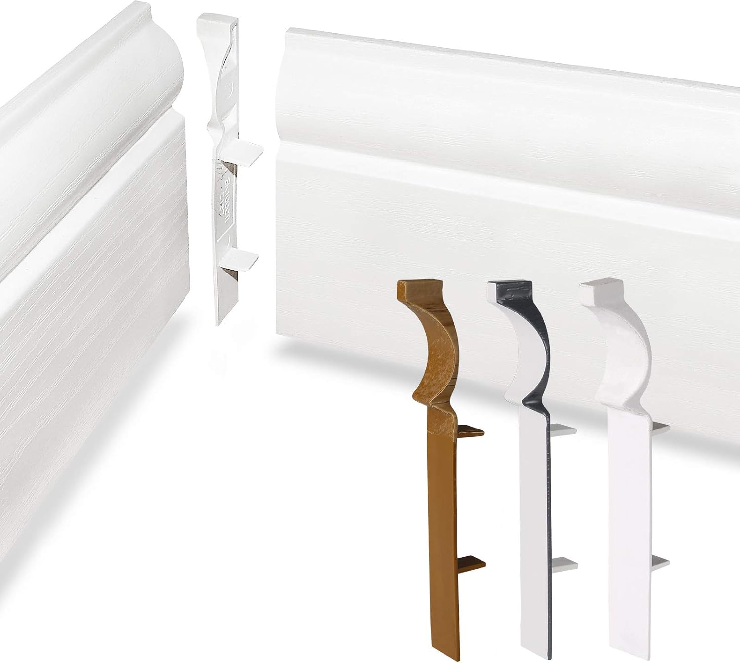 1 x English Oak Roomline Internal 90° Corner PVC skirting Board Joint