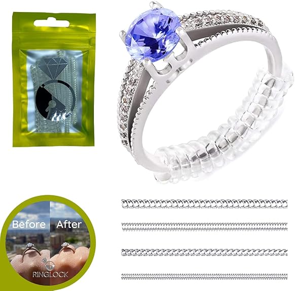 Ringlock Guard Ring Adjuster. Stop Your Loose Ring from Falling Off and