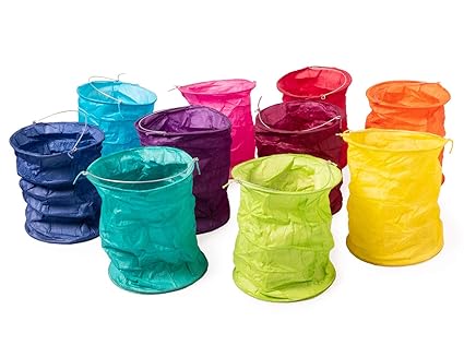 kadoh Papierlampion (M) Höhe 12 cm Ø 9,5 cm Set/10 Rainbow NEUE FARBEN