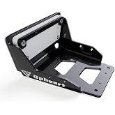 Transom Trolling Motor Mount for Kayaks,Marine Aluminium Kayak Motor Mounts, Transom Motors Mount for Kayaks with Aluminum Locking Lip, Fresh &amp; Salt Water Compatible (Black)