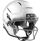 Schutt F7 AiR Youth Football Helmet (Virginia Tech 5-Star Helmet) | Lightweight, Protective Football Helmet for Youth Football and Middle School, Carbon Steel Facemask Included