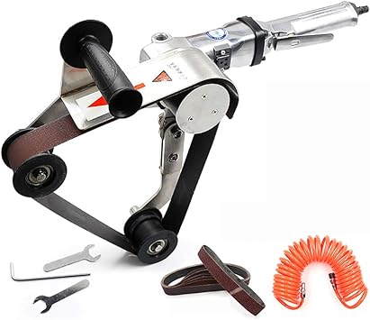 Isunking Neumático Tubo redondo Correa Lijadora Acero ...