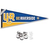 College Flags & Banners Co. California Riverside Highlanders Pennant Flag and Wall Tack Mount Pads
