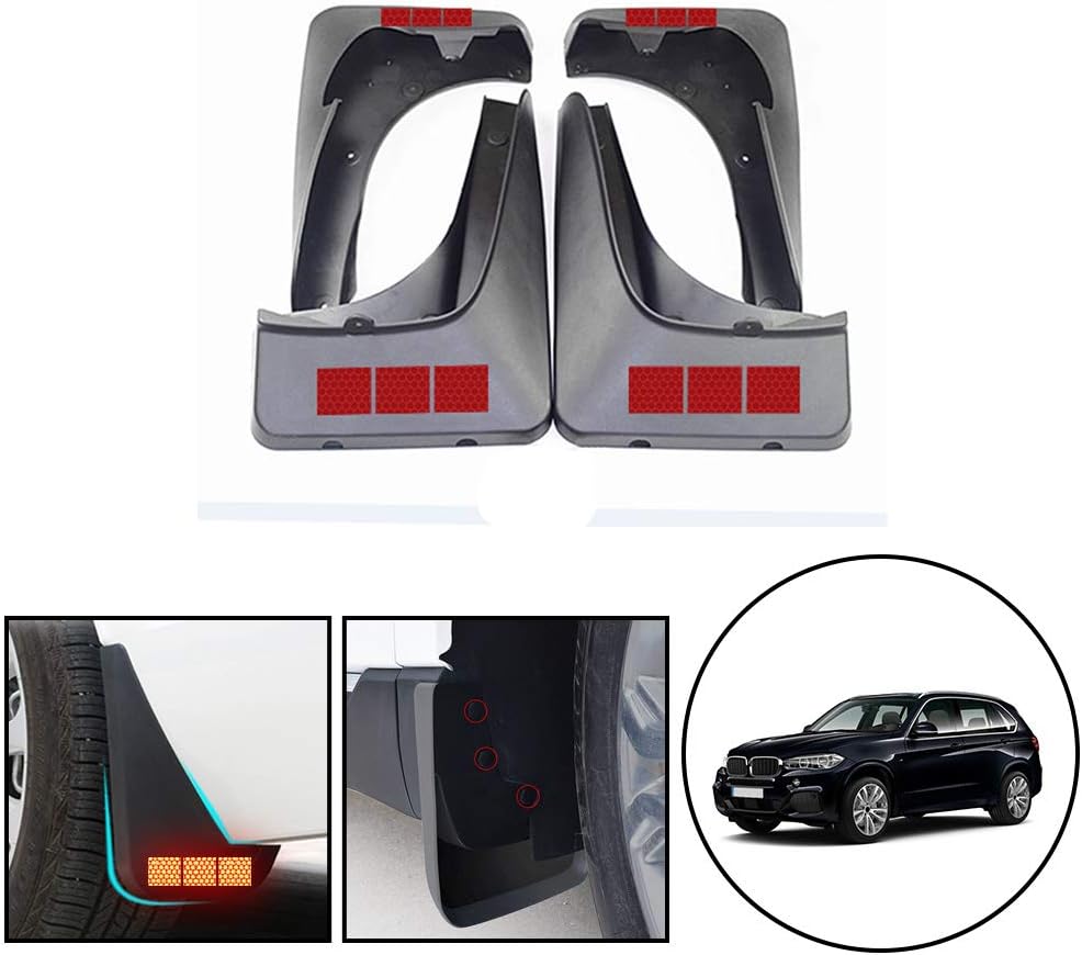 Reflective Car Mud Flaps Splash Guards for BMW X5 20142018