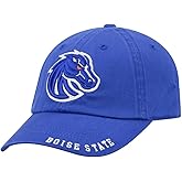 Officially Licensed Boise University Classic Hat Adjustable Broncos Team Logo Relaxed Fit Cap (Blue)