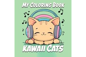 My Coloring Book. Kawaii Cats: For Kids and Adults, 47 Drawings
