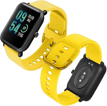 Th-some Correa para Amazfit GTS Impermeable Universal - Reemplazo de Pulsera Ajustable para Xiaomi Huami Amazfit Bip/Amazfit Bip bit Lite ...