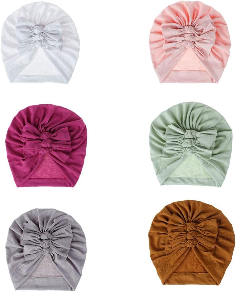 Baby Girl Hat, Newborn Girl Hat, Infant Turban Baby Turban Headwraps,Bow Rabbit Cap