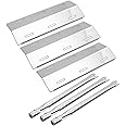 Derurizy Repair Kit Replacement for Ducane 3 Burner 3100, 3200, 3400, 30400040, DUCHD1, 30500048, 30500602, DUCHP1 Gas Grill Stainless Steel Grill Burner Tube, Heat Plate Tent Shield, 17"