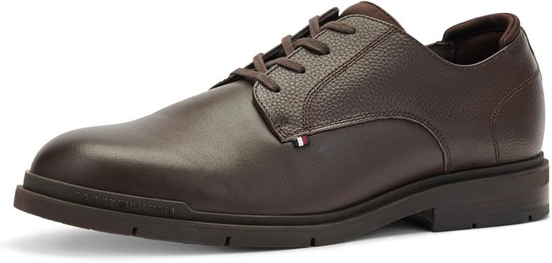 Chaussures Derby Homme Flexible Leather en Cuir Grain Fin, Marron (Cocoa), 46 — photo 1 sur 7