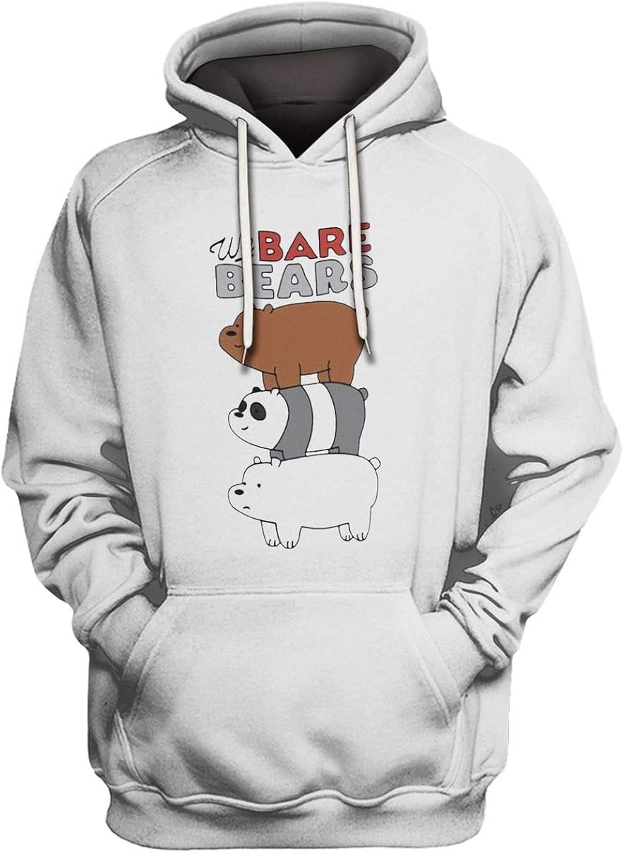 We bare bears hoodie Clearance