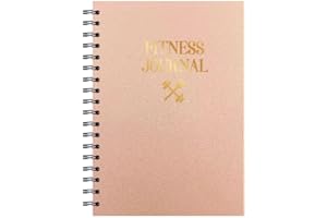 Fitness Planner for Women & Men - A5 Workout Log Book/Exercise Workout Log to Track Weight Loss,Bodybuilding Progress - Daily