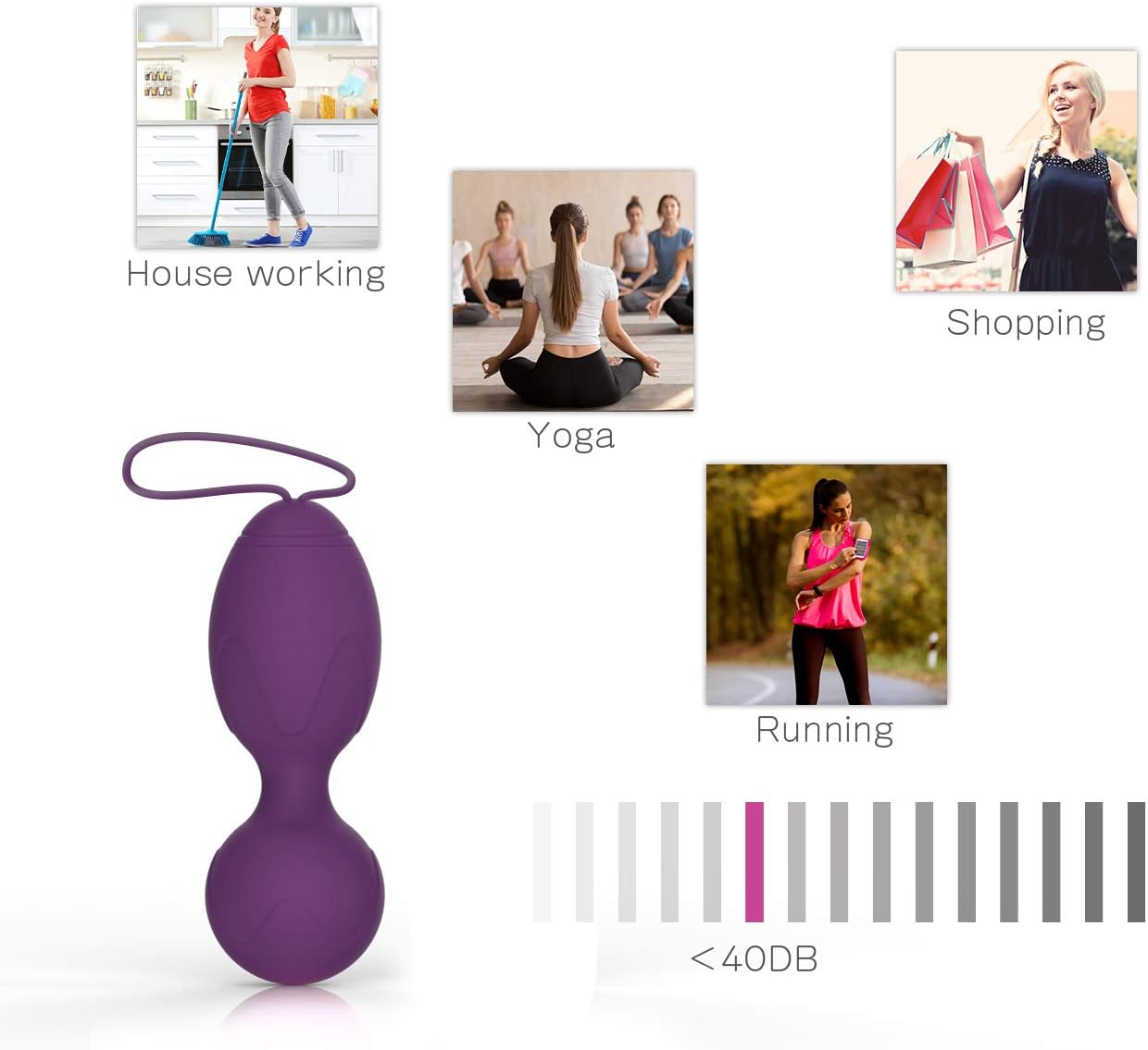 Kegel Balls for Women by Acvioo, 360° Flexible Silicone Kegel Exercise Weights for Bladder Control, Pelvic Floor Exercises & Tightening: Health & Personal Care