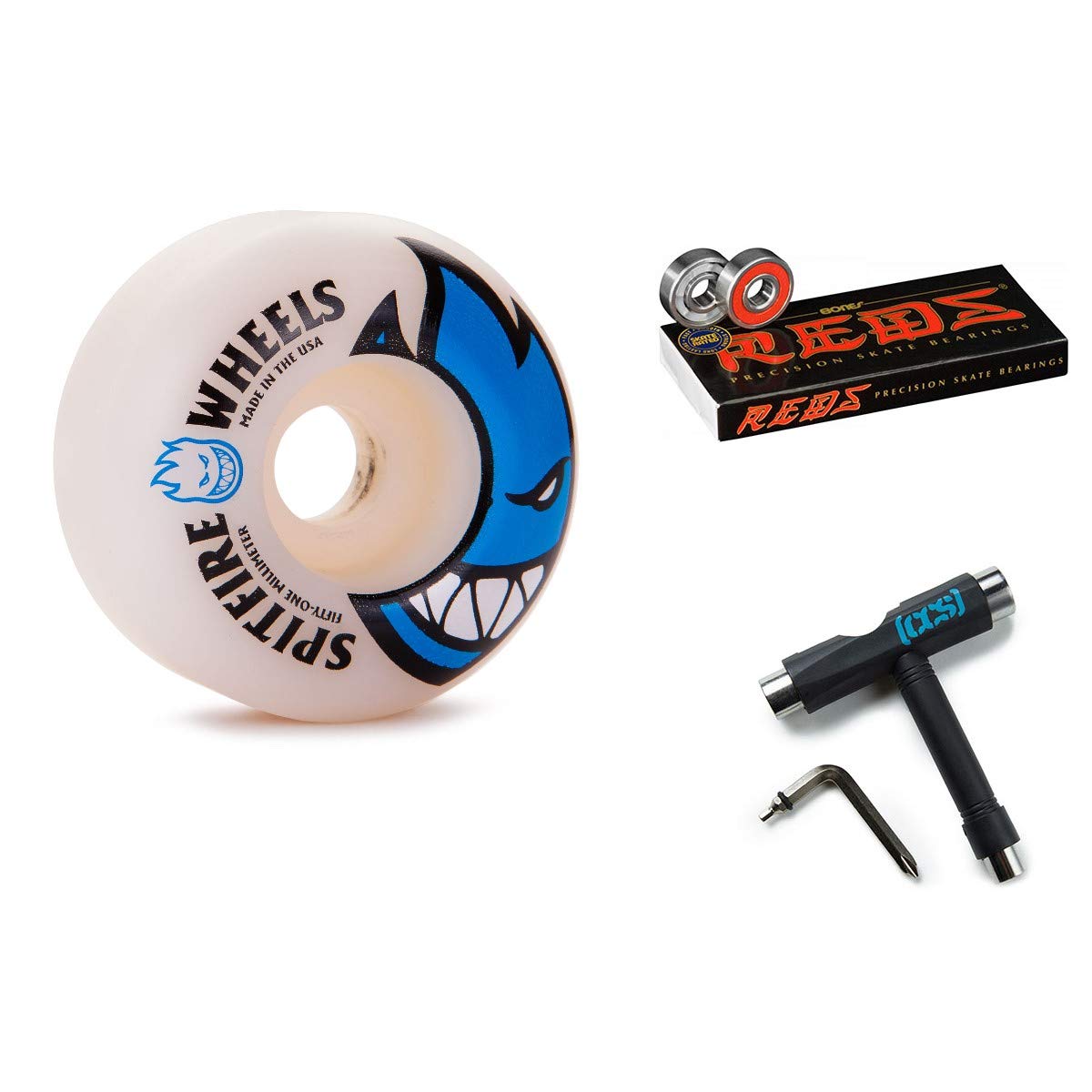 Buy Spitfire Wheels Spitfire Bighead Skateboard Set of 4 Wheels