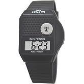 FIVE SENSES - English Atomic Talking Watch, Easy to use for Seniors Blind Men Women, Loud Talking Watch with Sound for Vision Impaired, Watches for Elderly Women, Blind People Products 1026 (Black)