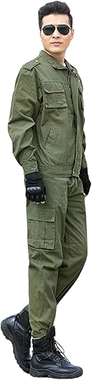 Amazon Alppvメンズ 作業服セット 上下セット 仕事着 ワークユニフォーム メンズ おしゃれ 作業着 メンズ オールインワン 綿 秋 おしゃれ コットン 仕事着 ジャージ上下セット 通販