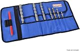 Faithfull FAIBR13 13 Pocket Tool Bit Roll Holder with Zip Compartment Nylon view 3