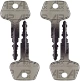 APUK 4x Ignition Keys for Daewoo Doosan Terex Bobcat Digger Excavator F900 view 3