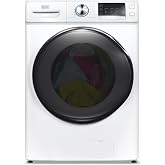 BLACK+DECKER 4.5 Cu. Ft. Front Load Washer, 120V, BFLW45M, White | Full Size Washing Machine with 12 Cycles, ENERGY STAR certified Washer Machine, Hot &amp; Cold Inlet Hoses, LED Display