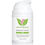 Vitamin C Cream for Face with Coconut Oil, Cocoa Butter & Jojoba Oil, 1.7 fl. oz.