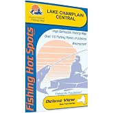 Lake Champlain Central Fishing Map (S457) New York Series