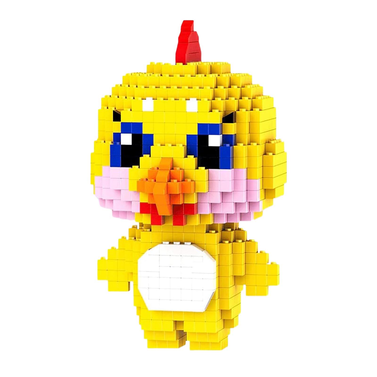 Larcele Micro Building Blocks Animal Set, DIY Mini 3D Building Toy Bricks,1006 Pieces KLJM-10 (Rooster)