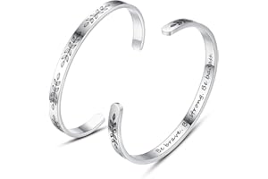 TONY & SANDY Cuff Bracelets for Women Teen Girls Best Friend Sister Mom Daughter Granddaughter Easter Birthday Mother's Day Christmas Stocking Stuffers for Teen Girls Women Jewelry