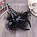 Tinksky Children Halloween Headband Feather Party Witch Hat for Costume Dress up Party Performance Supplies (Black)