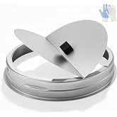 AIYOYOLIFE 7" Round Damper Backdraft Damper Compatible with Broan NuTone Range Hood Damper for Vertical Discharge with Foam Sound Baffle Replace#: BP87Q