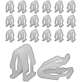 dawfall 20 PCS Car Dashboard Trim Clips, Snap Fitting Retainer Clip, Fasteners for Front Console Retainers, Dash Retainer Clips Replacement for Furuis 310 Baojun 510 560 (White)