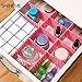ShineMe Drawer Dividers 8pcs Adjustable Plastic Divider Household Storage Thickening Sub-Grid Finishing Shelves for Home Tidy Closet Stationary Makeup Socks Underwear Scarves Organizer (Pink)