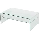 Christopher Knight Home Couchtisch Aus Glas – Transparent, 55 X 100 X 35 Cm