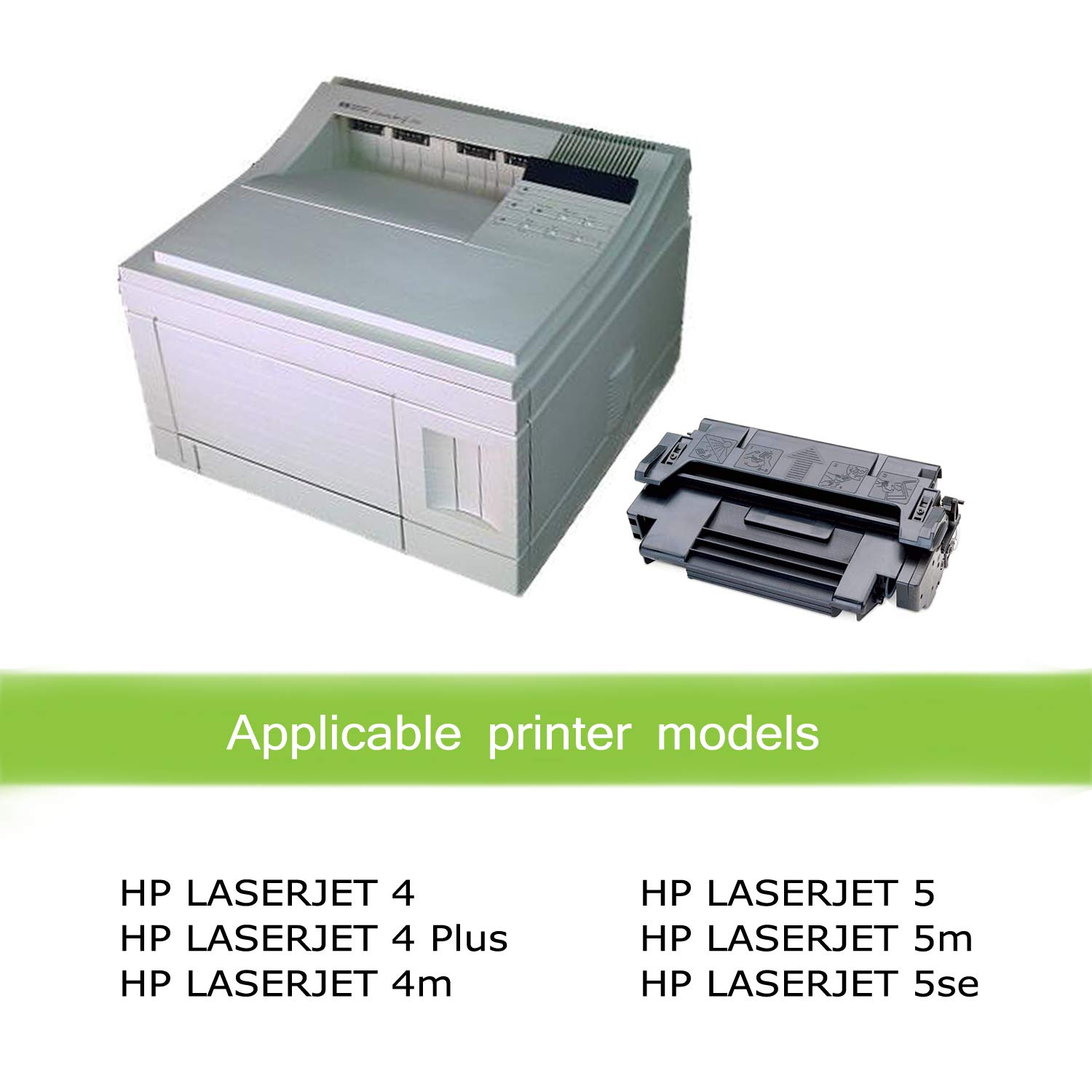 Amazon.com: Awesometoner Compatible 5 Pack 92298A MICR Toner Cartridge for  HP Laserjet 4